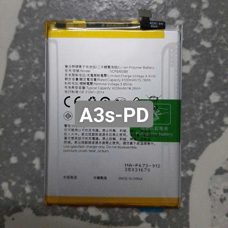 Pin thay thế op A3S