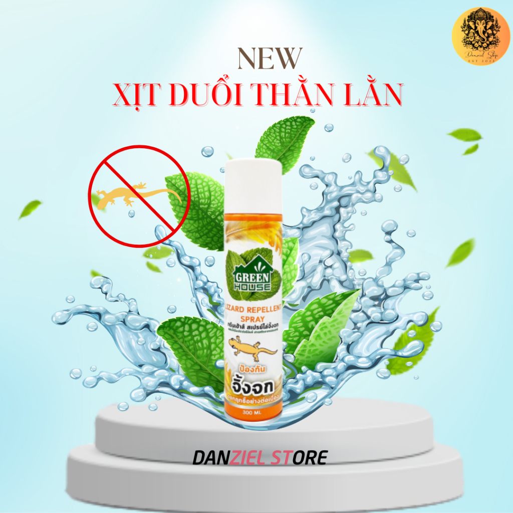 Xịt thằn lằn GreenHouse [Thái Lan] 300ml