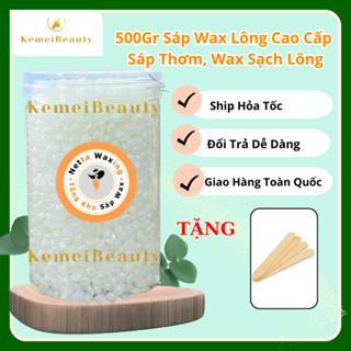  500g Sáp wax PREMIER wax bean dành cho da nhạy cảm. tặng que gỗ  - Wax lông nách chân tay vùng kín 