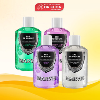 Nước Súc Miệng Marvis Collutorio Giảm Hôi Miệng Làm Trắng Răng Dưỡng Ẩm Nướu 400ml 