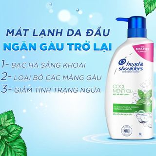 Dầu gội Head&Shoulders Bạc hà 850ml