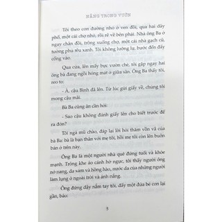 Sách - Nắng trong vườn - Thạch Lam (tái bản)