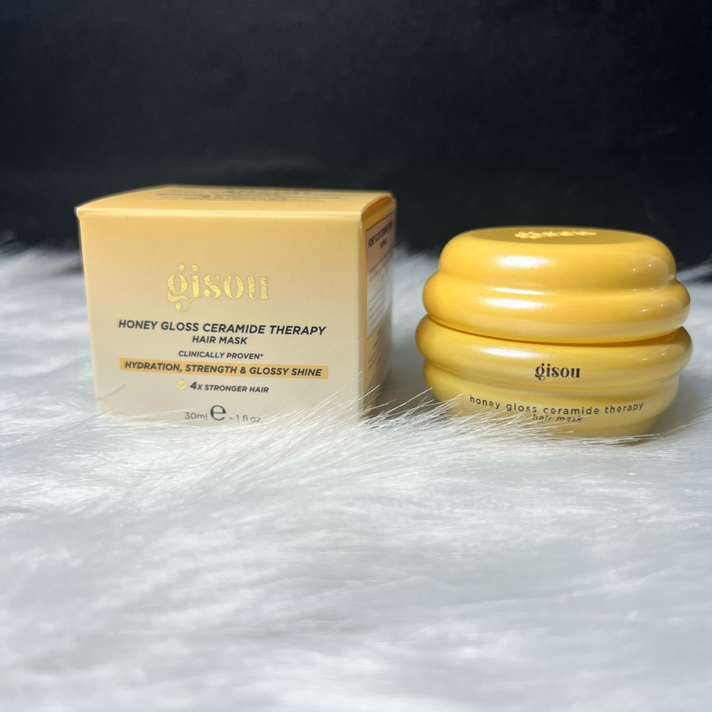 Mặt nạ ủ dưỡng ẩm tóc Gisou Honey Gloss Ceramide Therapy Hydrating Hair Mask 30ml