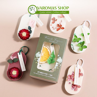  Sáp Thơm Hoa Khô Varomas Hình Oval Hương Tự Nhiên Dịu Nhẹ Treo Phòng Tủ Quần Áo Nhà Vệ Sinh ST09 