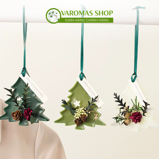  Sáp Thơm Hoa Khô VaromaS Hình Cây Thông ST11 Hương Tự Nhiên Dịu Nhẹ Treo Phòng Tủ Quần Áo 