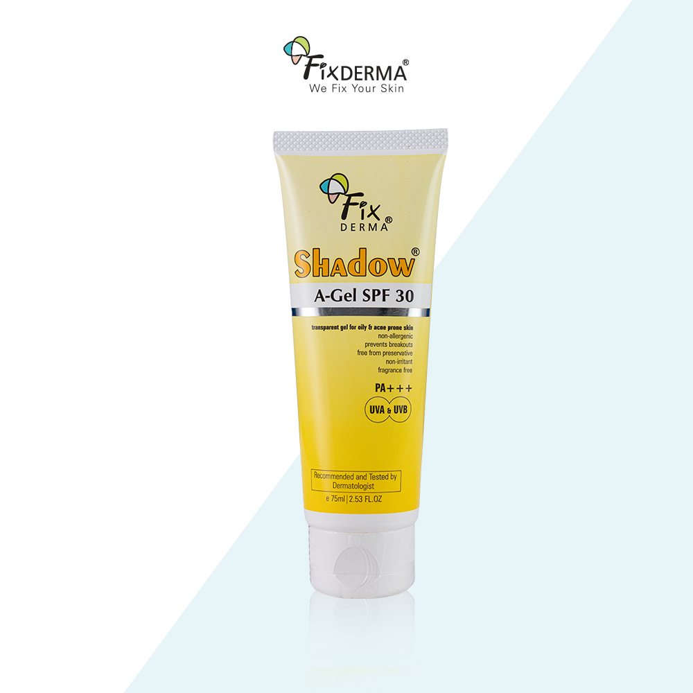 [FIXDERMA] Gel Chống Nắng Cho Da Mụn Fixderma Shadow A-Gel SPF 30+ Transparent Gel 75ml - Hùng Lợi | BigBuy360 - bigbuy360.vn