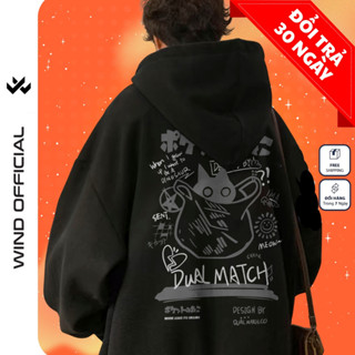  Áo hoodie nam nữ form rộng unisex WIND TOROTO áo khoác zip dây kéo nỉ bông cotton chống nắng giữ ấm 