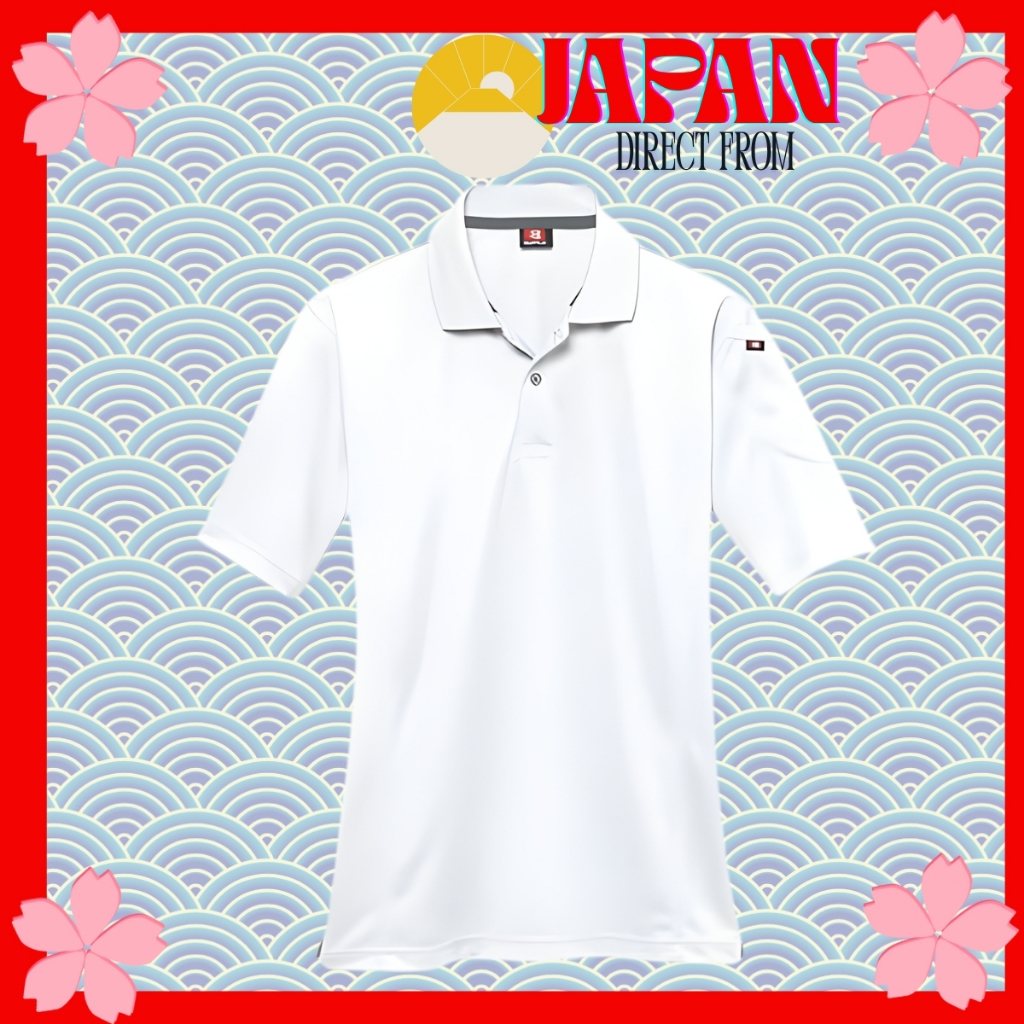 【Direct from Japan】[BURTLE] Unisex Short Sleeve Polo Shirt 305 - Moisture-Wicking, Deodorizing, Phon