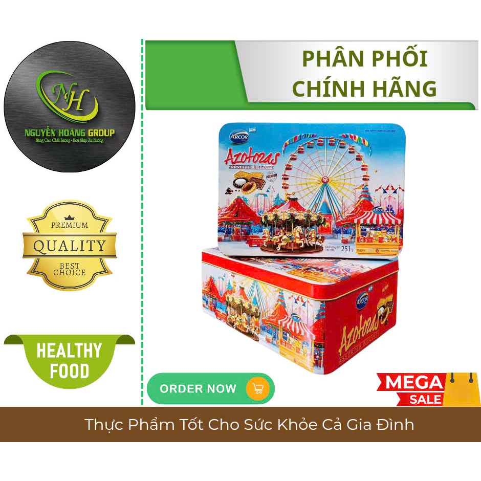 ARCOR - Bánh Azotozas  Đu Quay 251g