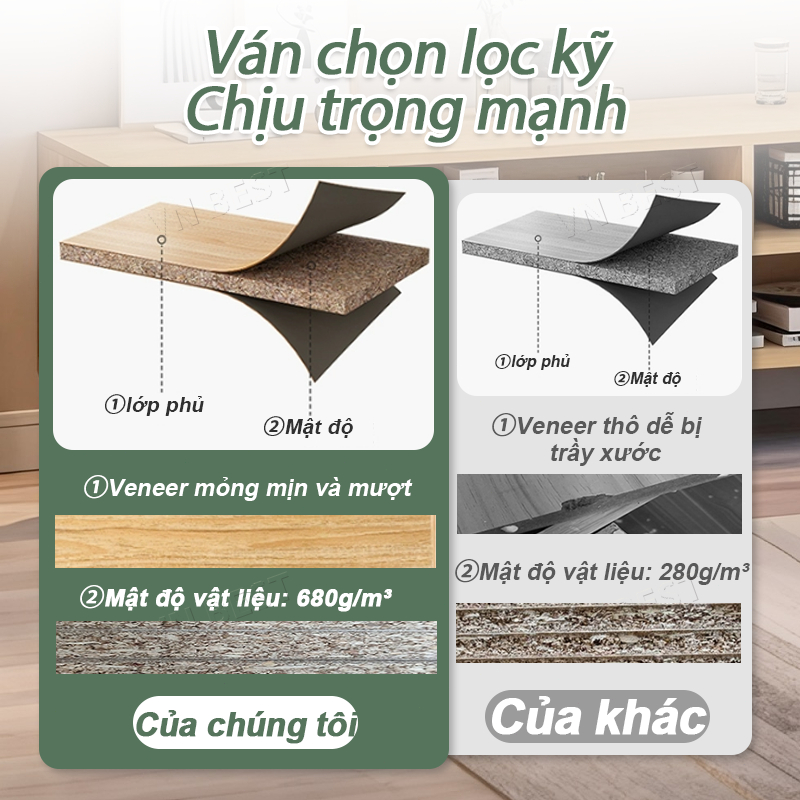 VNbest Tủ Tivi Kệ TV gỗ hiện đại Bắc Âu tối giản ngăn kéo phòng khách sang trọng đa năng để sàn | BigBuy360 - bigbuy360.vn