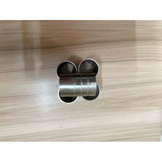 Khâu nối cổ pô Inox tiện sọc size:32 gắn các dòng cổ pô Inox và titianium