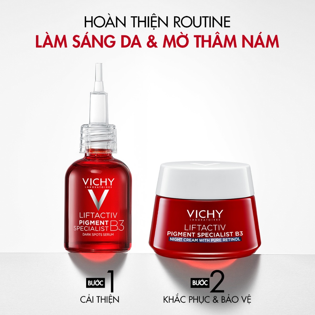 [Thế hệ mới] Serum Vichy B3 sáng da +98% sau 2 tuần nhờ Melasyl + Tranexamic Acid, giảm đốm nâu thâm nám toàn diện, 30ml | BigBuy360 - bigbuy360.vn
