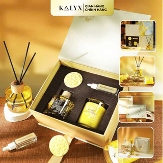  Set Tinh Dầu Thơm Nến Thơm SWEET OSMANTHUS KALYX Hộp Quà FULLBOX Kèm túi sang trọng và thiệp 