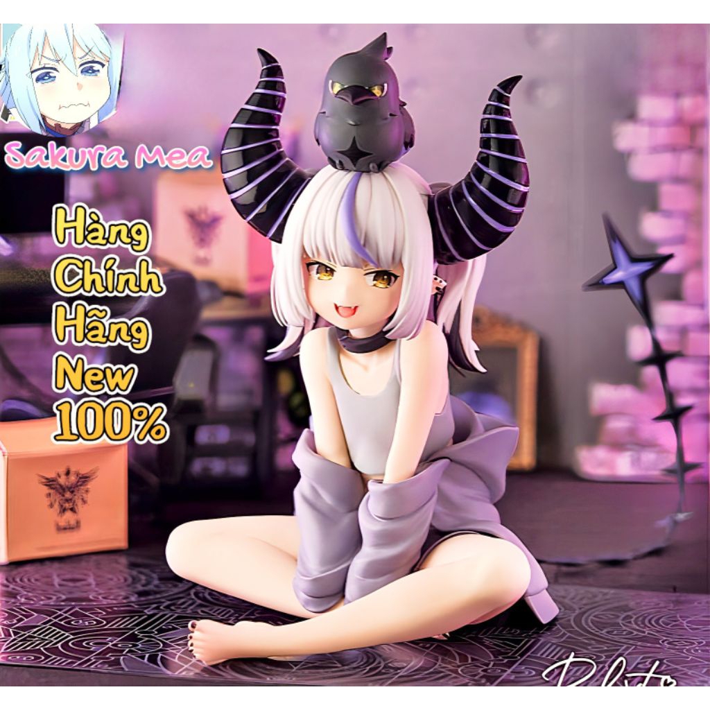 Mô Hình (Figure Hololive) - Karasu - La+ Darknesss - Relax Time (Bandai Spirits)