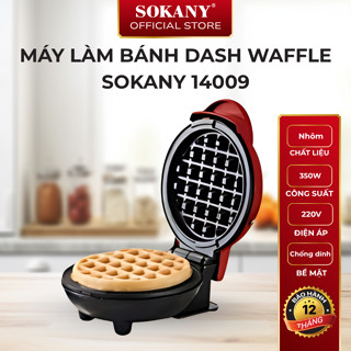 Máy Làm Bánh Tổ Ong Dash Waffle Mini SOKANY SKN-14009 Thiết Kế Nhỏ Gọn Dễ Vệ Sinh Làm Bánh Kẹp Bánh Quế Tiện Lợi