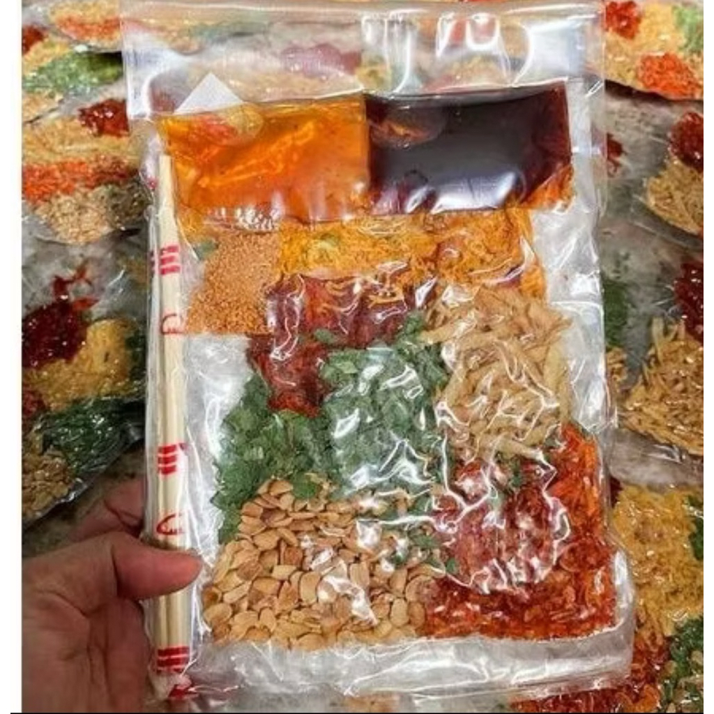 combo Bánh Tráng trộn Siêu topping( tự trộn)