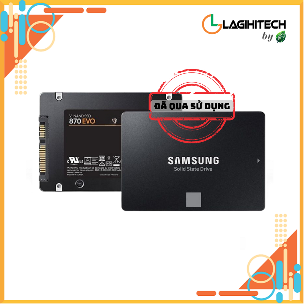 Ổ Cứng SSD Samsung 870 EVO 250GB / 500GB / 1TB 2.5" SATA III (ĐÃ QUA SỬ DỤNG)