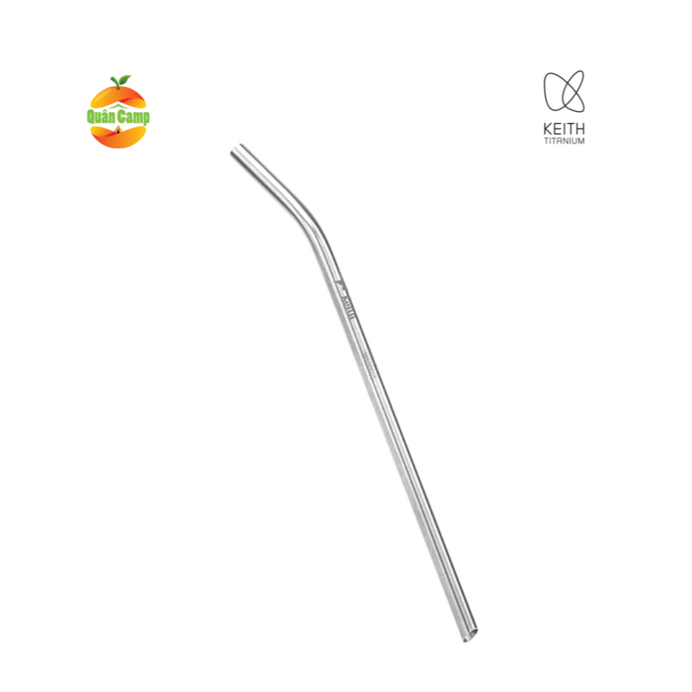 Ống hút cong Titanium Keith Ti3701