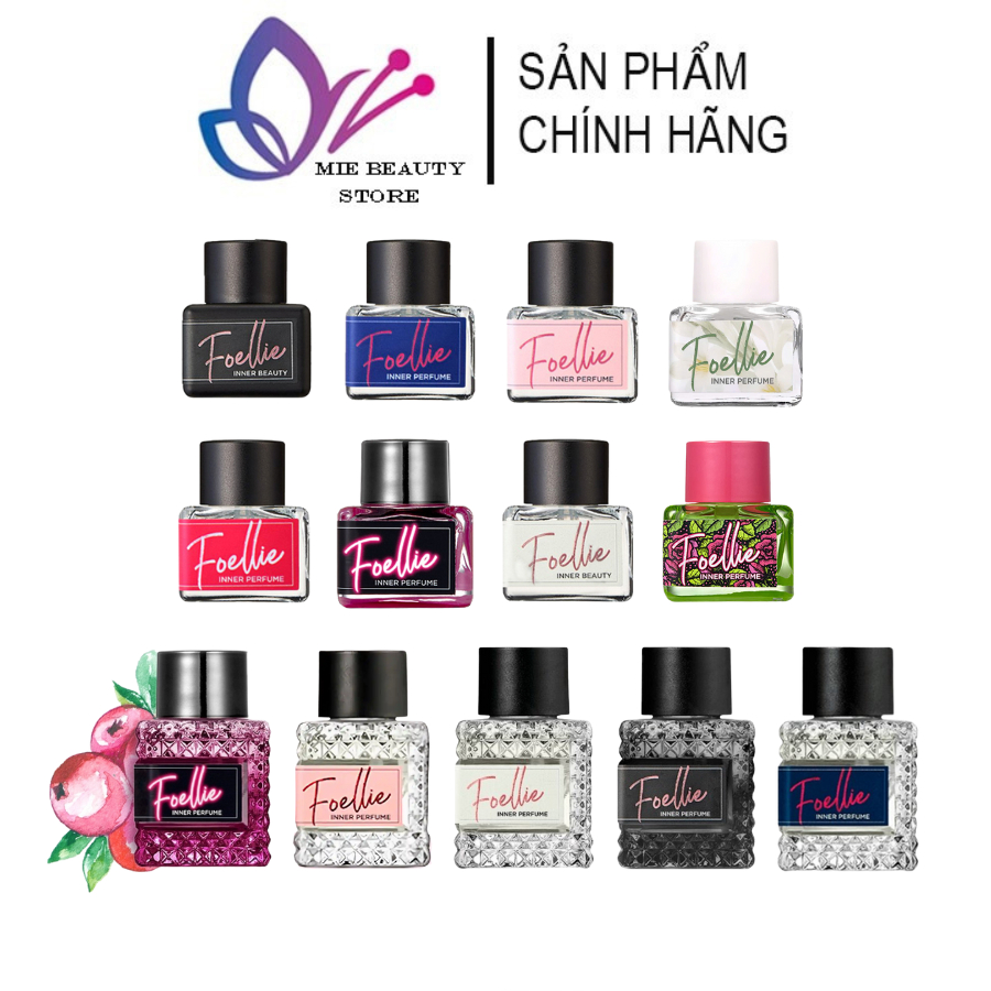 Nước hoa vùng kín Foellie Hàn Quốc 5ml 10ml chính hãng lưu hương 48 giờ dịu nhẹ cho vùng nhạy cảm