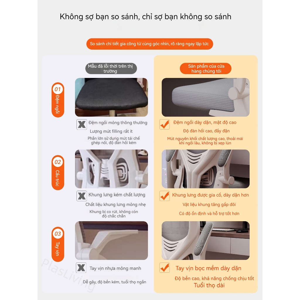 Plas Ghế máy tính văn phòng tại nhà ghế  ghế ký túc sinh viênxá có thể điều chỉnh ghế xoay 360 độ | BigBuy360 - bigbuy360.vn