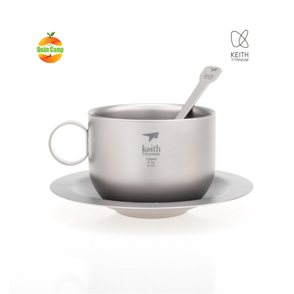 Bộ tách uống cà phê Titanium Keith Ti3601