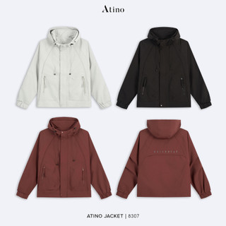  Áo Khoác Gió Nam Atino có Mũ Polyester Fabric Cản Gió tốt 3.8307 