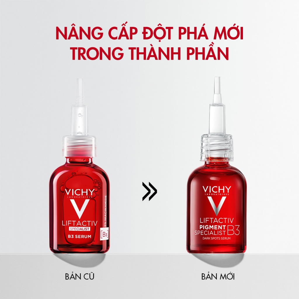 [Thế hệ mới] Serum Vichy B3 sáng da +98% sau 2 tuần nhờ Melasyl + Tranexamic Acid, giảm đốm nâu thâm nám toàn diện, 30ml | BigBuy360 - bigbuy360.vn