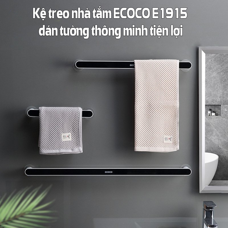 Kệ treo nhà tắm ECOCO dán tường thông minh tiện lợi e1929, e1915, e1916
