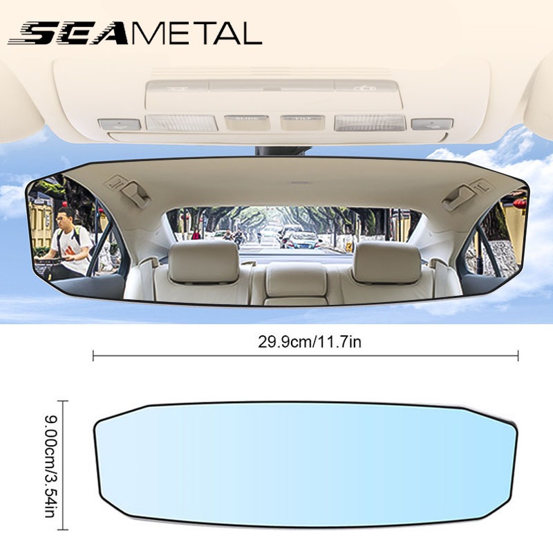 Gương chiếu hậu ô tô SEAMETAL Gương Chiếu Hậu Góc Rộng Chống Chói Chống Lóa Cho Xe Hơi