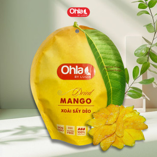Xoài Sấy Dẻo Ohla 200g (Túi Trái Xoài) - Snack Ăn Vặt Từ Trái Cây Tự Nhiên, Món Ăn Dinh Dưỡng Lành Mạnh