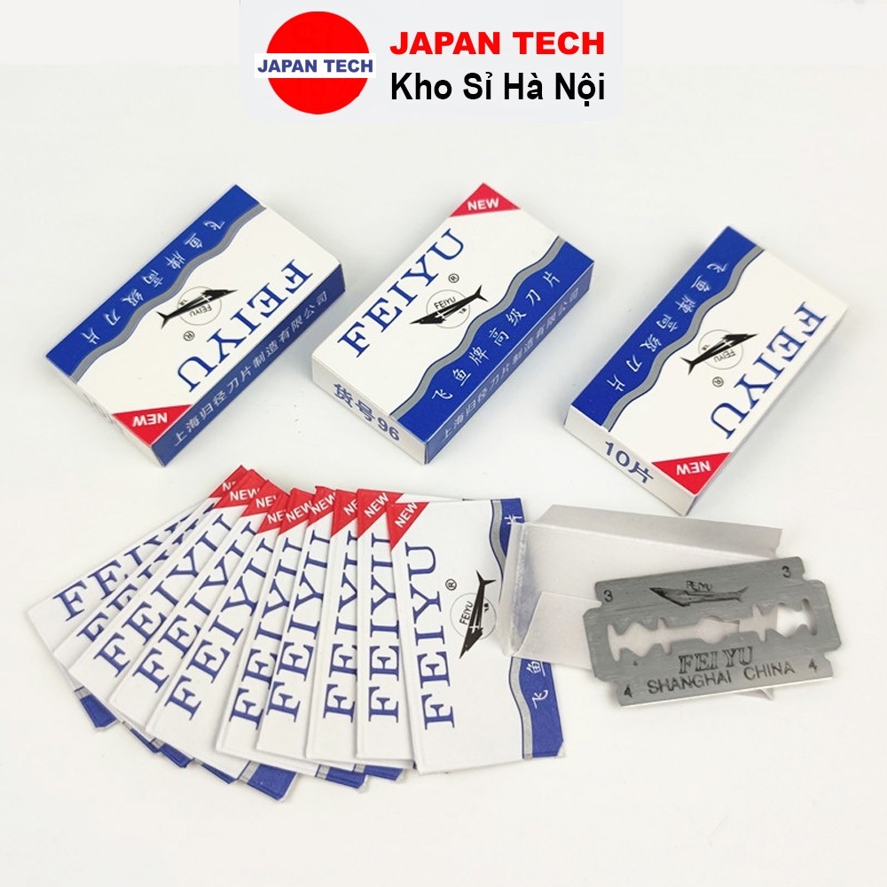 Bộ 20 - 50 Lưỡi Dao Cạo Râu Feiyu - Dao Thép Dùng Cho Nam