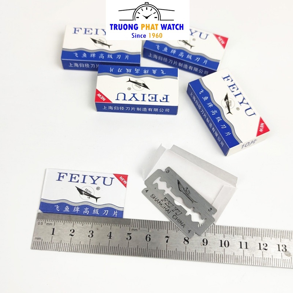 Bộ 20 - 50 Lưỡi Dao Cạo Feiyu - Dao Cạo Râu Bằng Thép Chất Lượng Cao