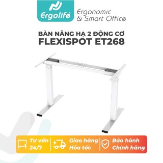  Bàn Nâng Hạ Ergonomic Flexispot ET268  2 motor  - Động cơ điện Nâng hạ 71-121cm Tải 100Kg 