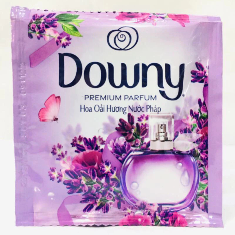 [Top Value] Nước xả vải DOWNY Hương Nước Hoa dây 10 gói  + 2 gói Oải Hương