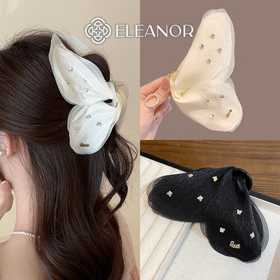 Kẹp tóc nữ càng cua Eleanor Accessories thiết kế hình hồ điệp đính charm lấp lánh phụ kiện tóc 10685