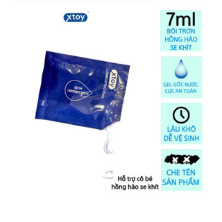 Gel Bôi Trơn dạng gói XTOY, gel gốc nước, chứa tinh chất làm hồng gói gel 7ml