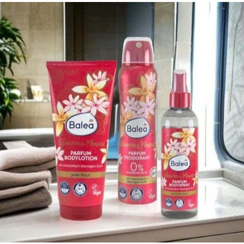 Kem dưỡng thể, body lotion Balea nội địa Đức, Dưỡng Trắng Da Toàn Thân, Sáng Mịn Mùi thơm mát