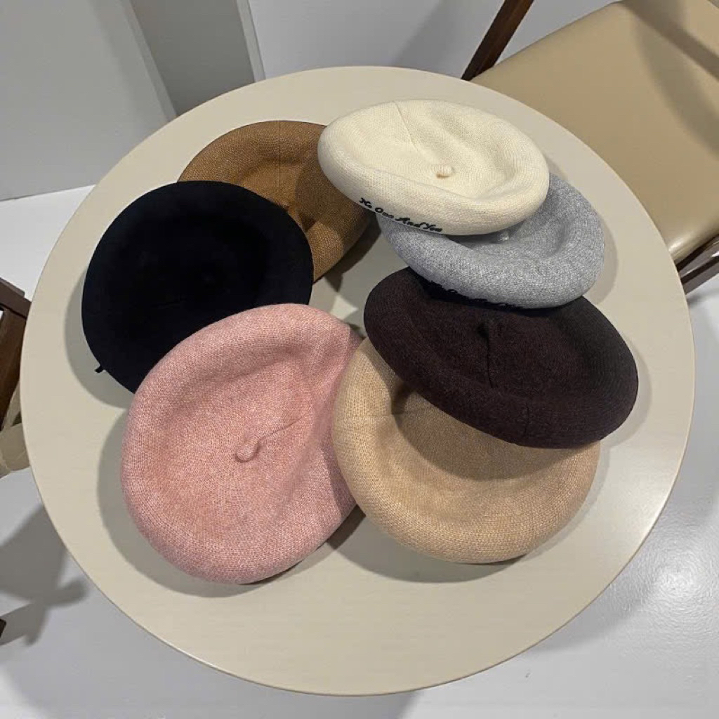 Mũ nồi , mũ bí , mũ hoạ sĩ hot girl thu đông dày xịn