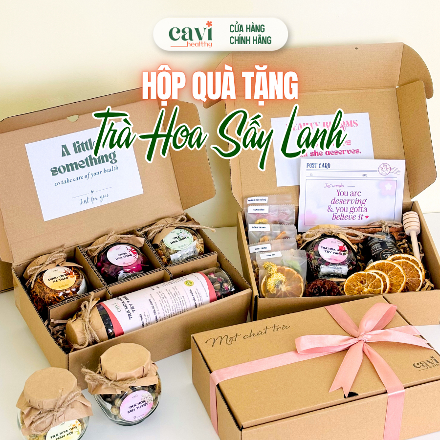 Hộp Quà Tặng Trà Hoa Thảo Mộc Sang Trọng, Quà Tặng Cho Đối Tác, Nhân Viên Người Thân, Bạn Bè
