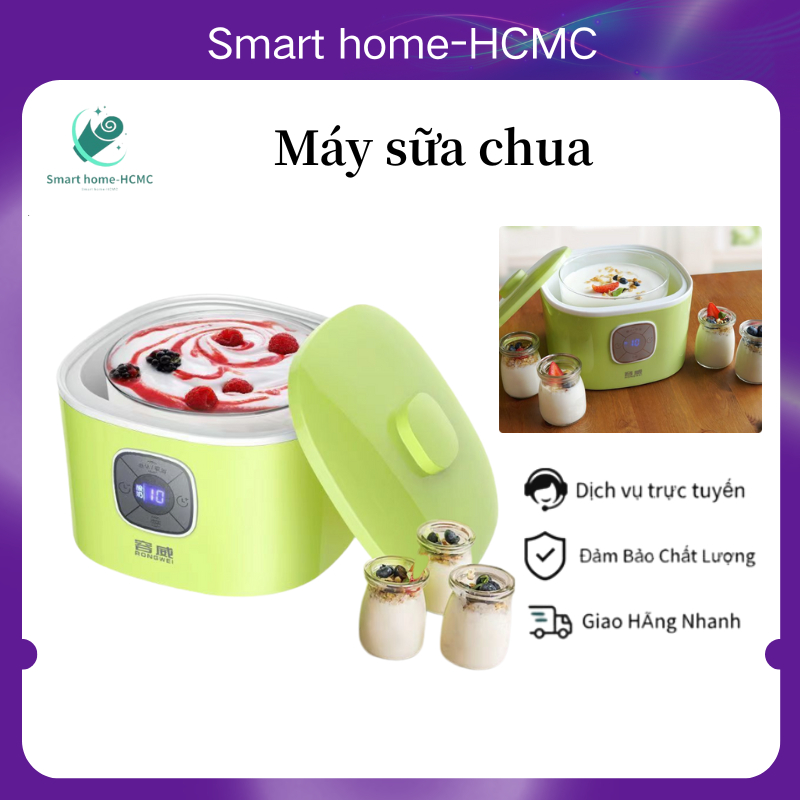 Máy làm sữa chua điện 1L/1.6L Thiết bị tráng miệng đa chức năng gia dụng，Chuyên nghiệp Thiết bị nhà bếp nhỏ đa chức năng