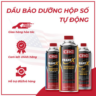Dầu bảo dưỡng hộp số tự động CRC TransX Automatic transmission stop leak & tune-up