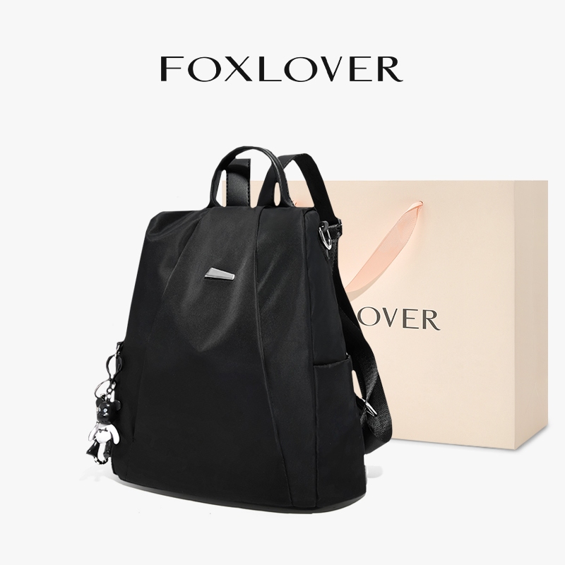 FOXLOVER Balo nữ hiện đại tối giản, chống trộm, chống thấm nước và thiết kế bền bỉ