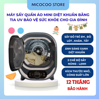  Máy sấy đồ lót có UV diệt khuẩn,lồng sấy mạ kẽm Tủ sấy quần áo mini Royalstar chính hãng có tia UV khử trùng 