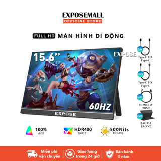  Màn Hình Di Động 15.6 Inch IPS Full HD 1080P - Tích Hợp Loa Kép Tương Thích Laptop Máy Tính Bảng Điện Thoại 