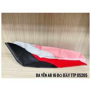 Da yên AB 125 đời 2016 - 2019 Đỏ Đen dầy ( 1 Cái )