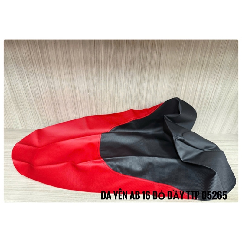 Da yên AB 125 đời 2016 - 2019 Đỏ Đen dầy ( 1 Cái )