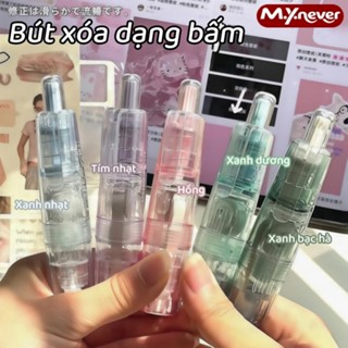 Bút Xóa Băng Bấm M.Y.Never – Xóa Sạch Phủ Kín, Khô Nhanh, Viết Đè Ngay