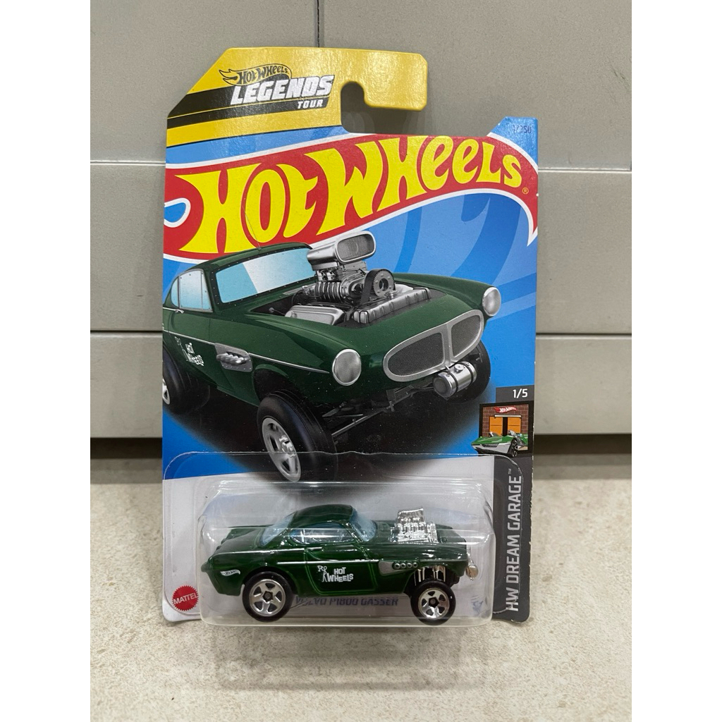 Xe mô hình đồ chơi cơ bản Hotwheels 1:64 - Volvo P1800 Gasser