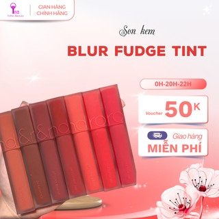 Son Kem Lì Romand Blur Fudge Tint Lên Màu Chuẩn, Mịn Môi