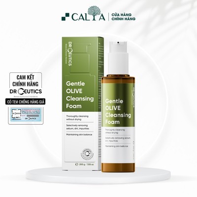 Sữa Rửa Mặt Drceutics Sạch Sâu Dịu Nhẹ Cho Mọi Loại Da - DrCeutics Gentle Olive Cleansing Foam 200g